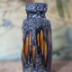 West Germany ceramic vase, fat lava vase, 210-18, flower pot, collection, 60's