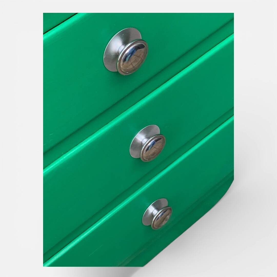 Chiffonnier art déco vert