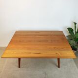 Liftable teak coffee table