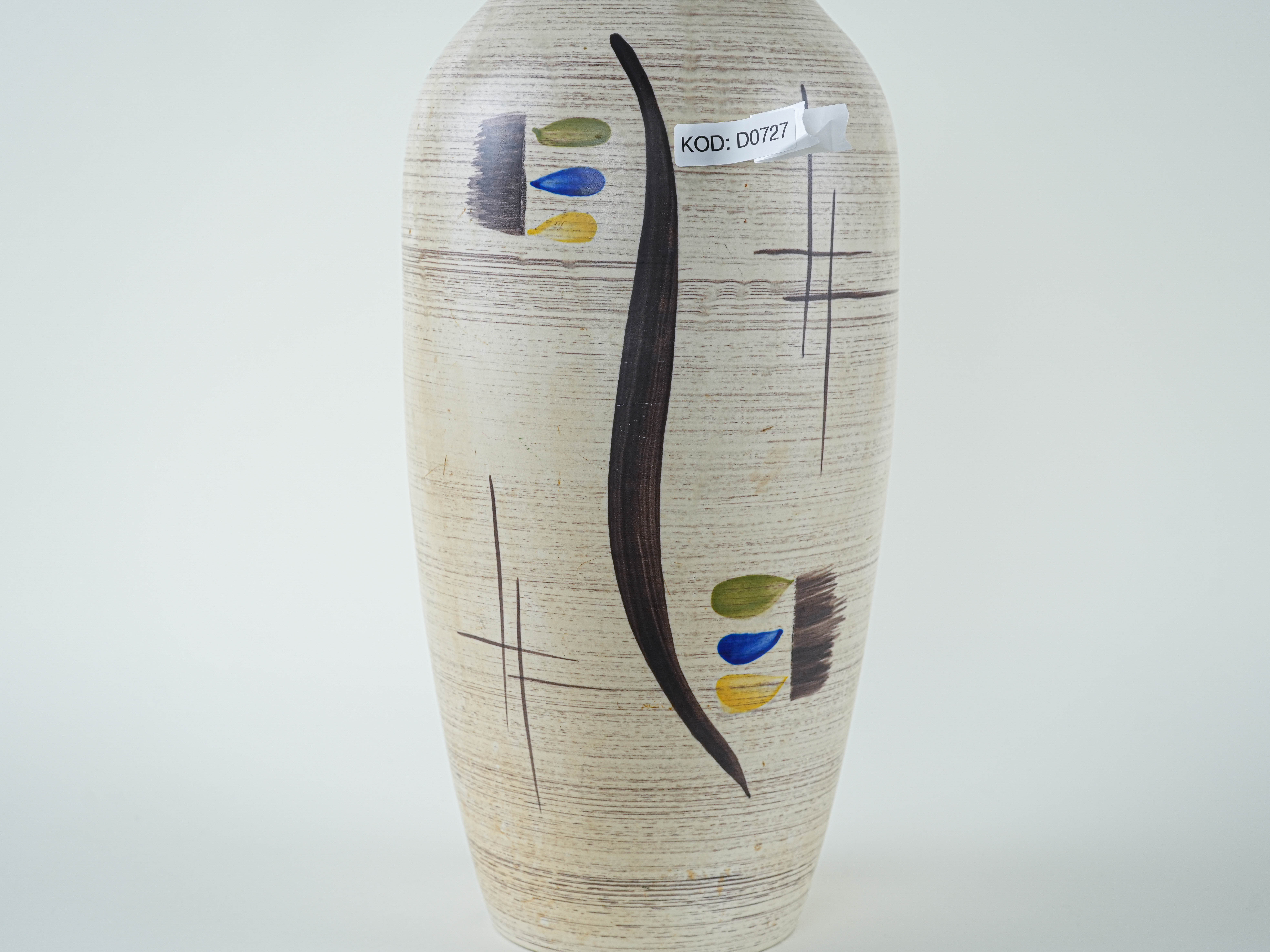 Ceramic vase, German design, 1970s, made in West Germany