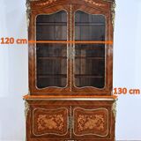 Library Two-Body in Rosewood and Marquetry, Louis XV style – End