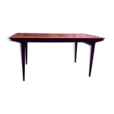 Teak table and exotic wood made in France