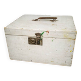 Gray wooden trunk