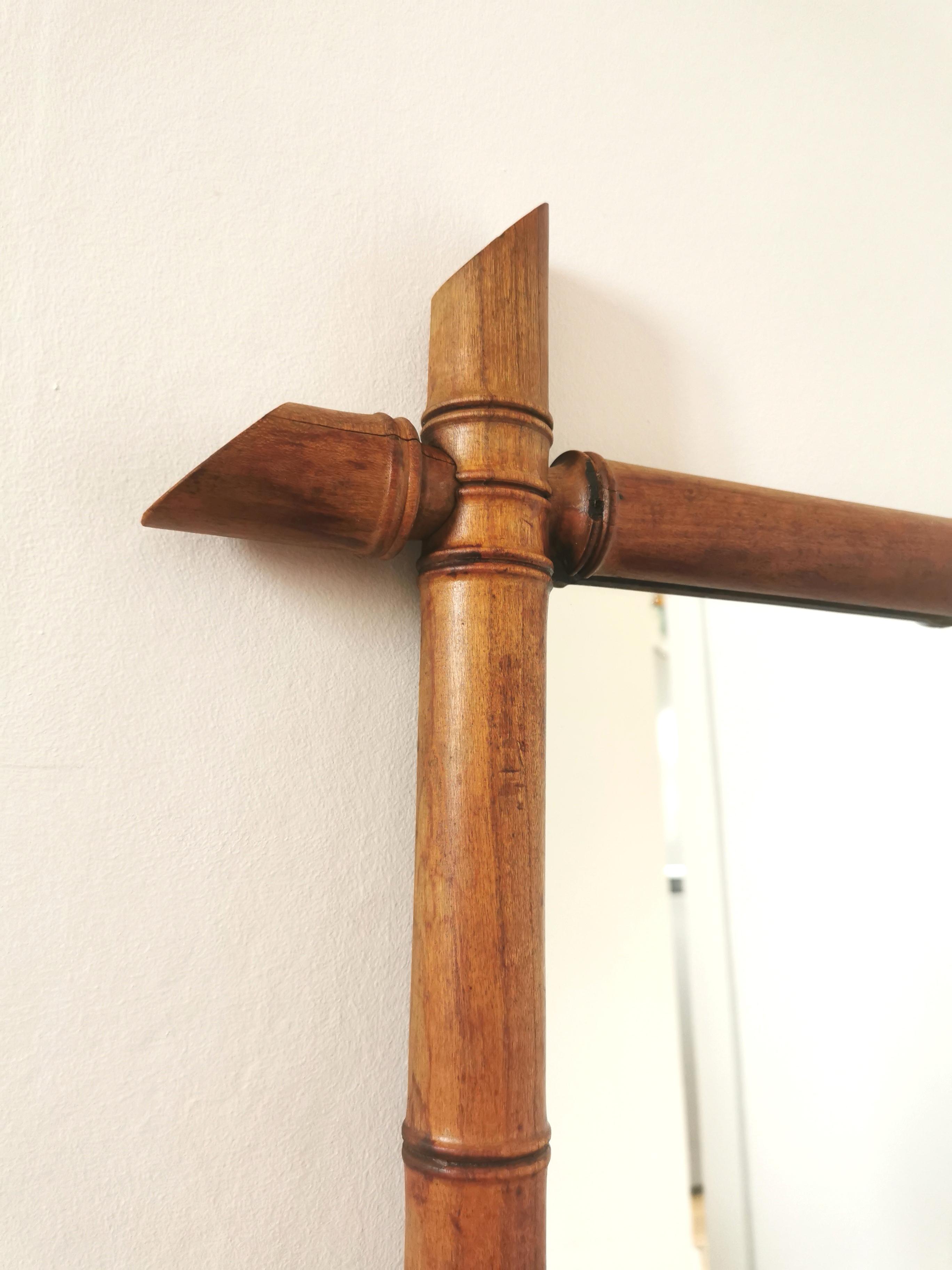 Large Bamboo Mirror 69x96cm