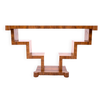 Art Deco console, Poland, 1950s. After renovation.