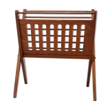 Teak magazine door
