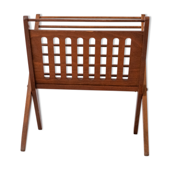 Teak magazine door