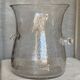 Vintage 1960s bubble glass cooler bottle bucket biot