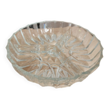 Chiseled glass aperitif tray
