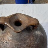 2 potiches in sandstone 19th