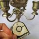 Bougeoir argent plaqué Grenadier vintage