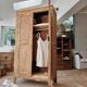 Parisian wardrobe in beech wood