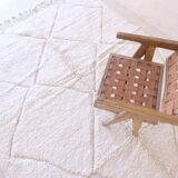 Tapis Blanc Beni Ourain - 297 x 224 cm