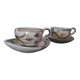 Duo tasses et soucoupes Keraluc Quimper