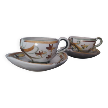Keraluc Quimper cup and saucer duo