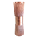 Diabolo vase in structured red copper / vintage 60s-70s