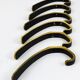 Up to 2 mid-century brass wall hooks by Hertha Baller, Austria, 1950s.