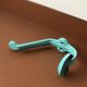 Vintage enamelled metal hook
