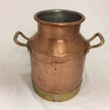 Old copper milk pot