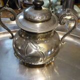 Coffee set fine silver plated metal XlXeme