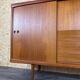 60s 70s teak sideboard highboard H.W. Klein Bramin Danish Modern Design