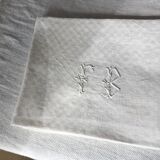 Set of towels monogramées