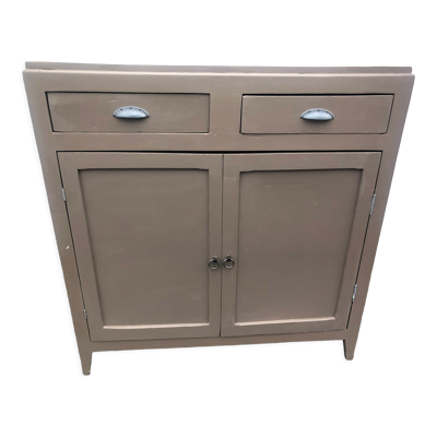 Buffet ancien taupe foncé