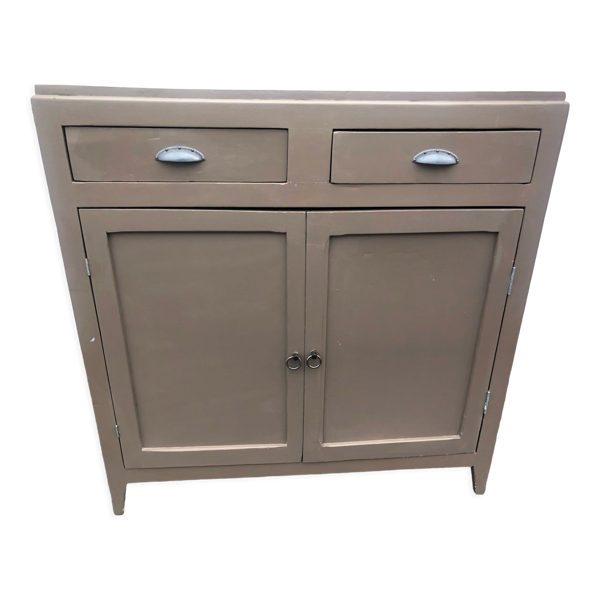 Buffet ancien taupe foncé