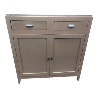 Old dark taupe buffet
