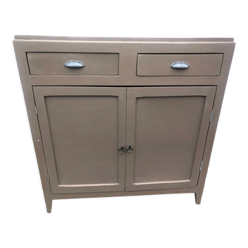 Buffet ancien taupe foncé