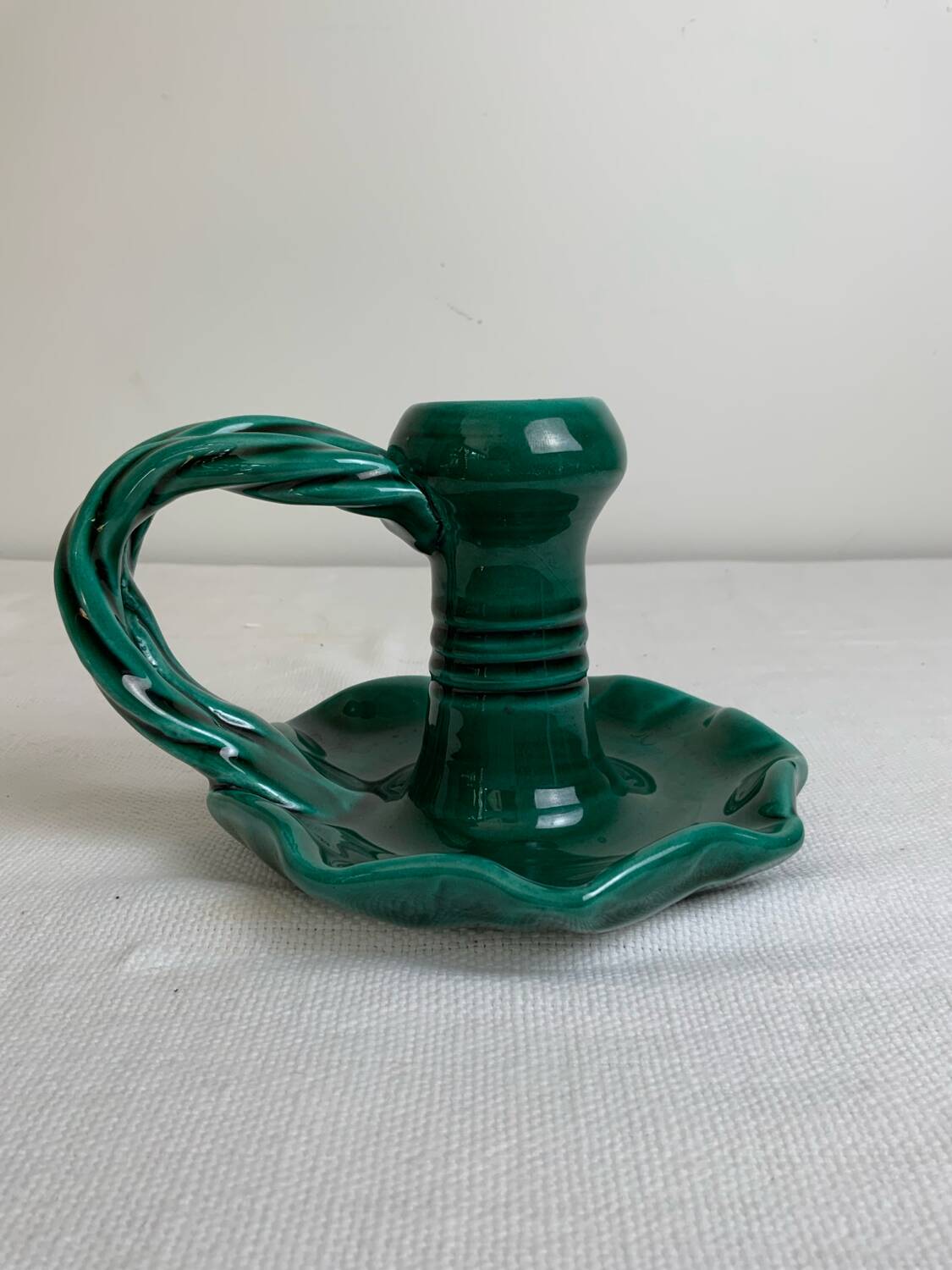 Vallauris ceramic candle holder