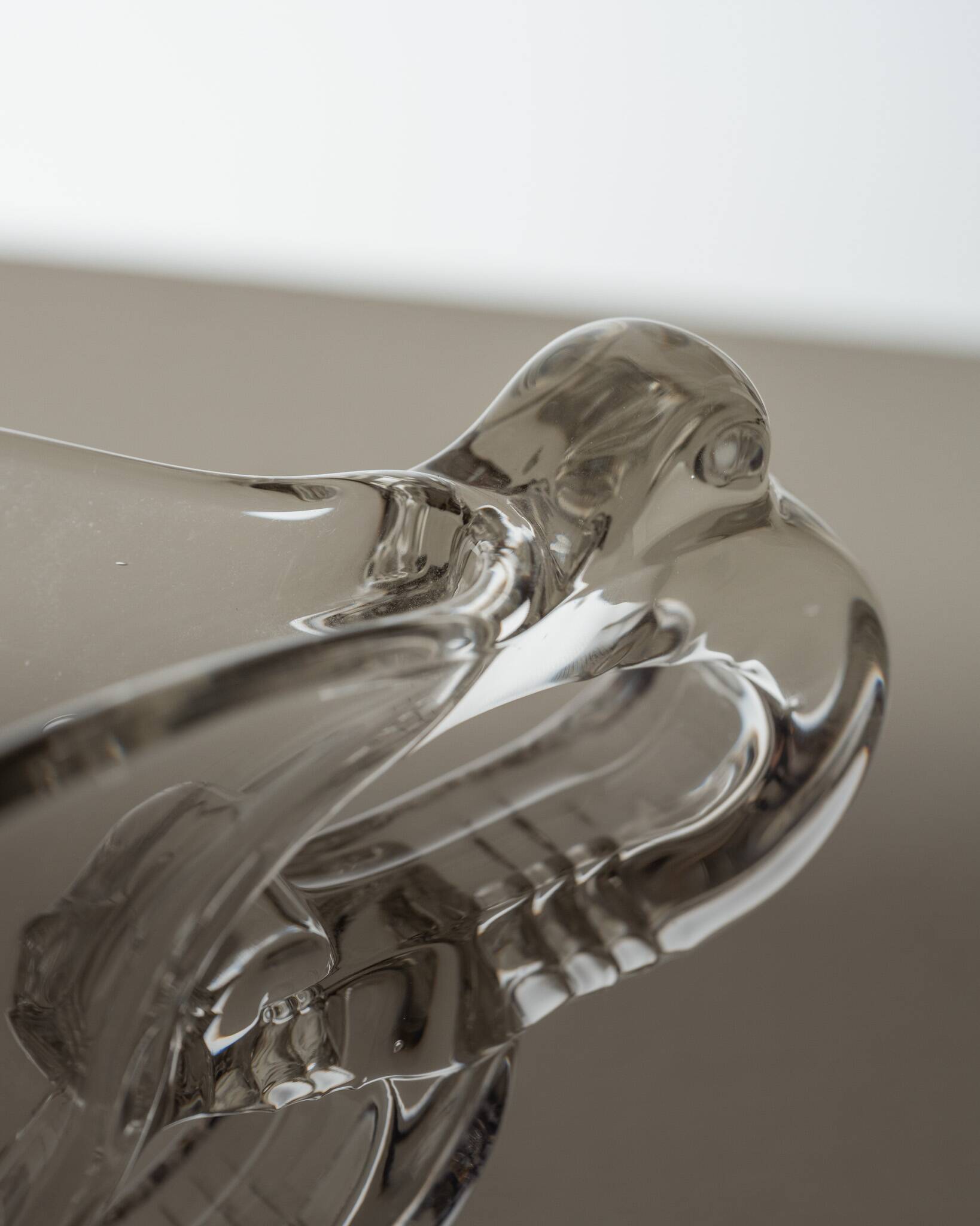 ART DECO GLASS VASE, 1930s