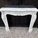 Louis XV style fireplace in Arabescato Carrara marble, circa 1880.