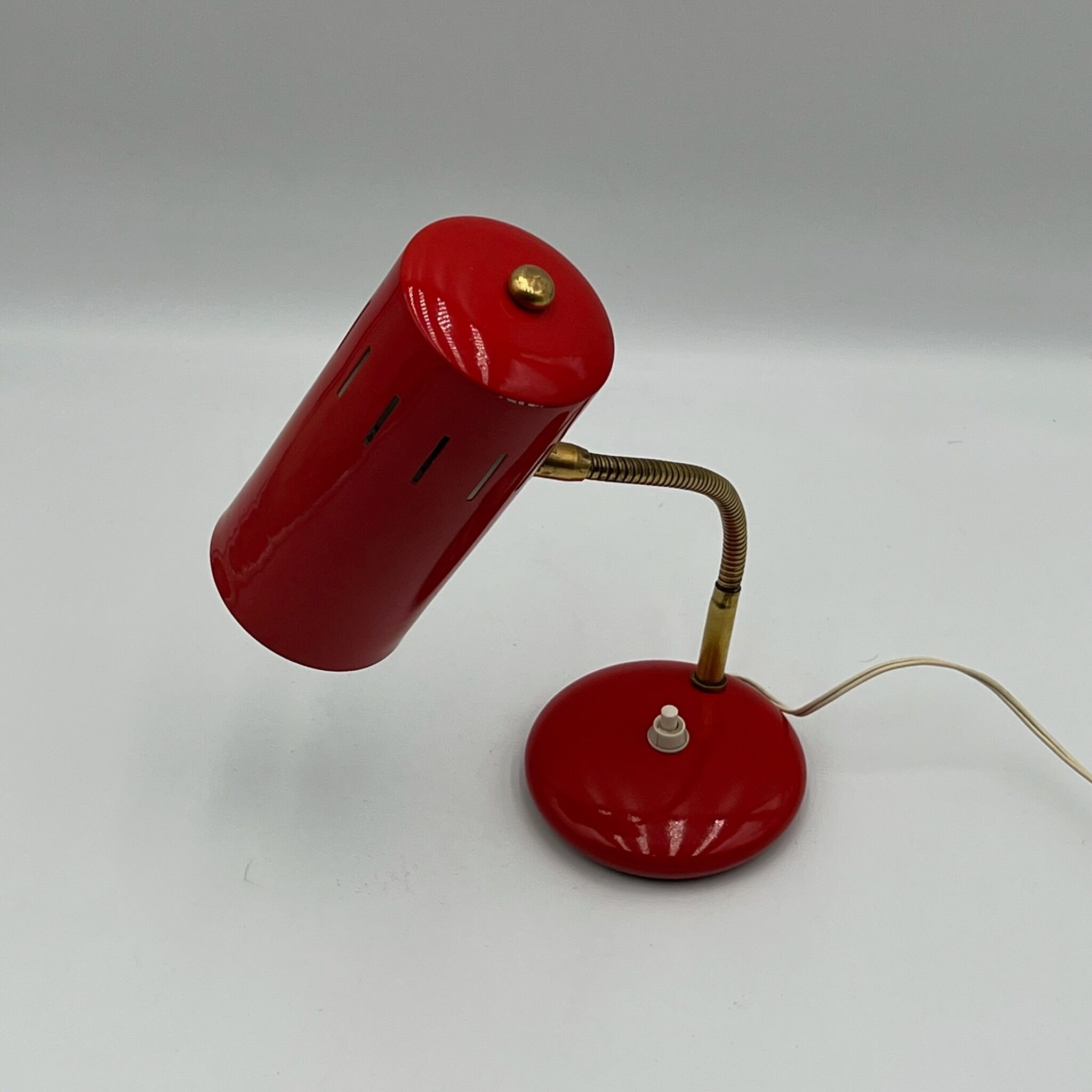 60s desk lamp - mid century modern bedside lamp - Stilnovo style