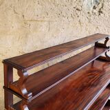 Mahogany wall shelf