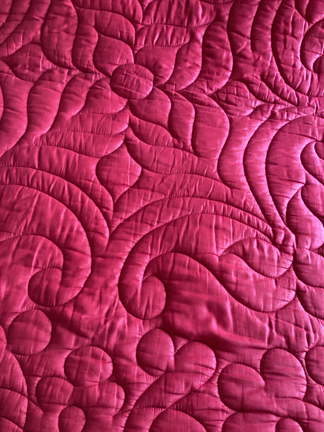 Wool inner butt bedspread
