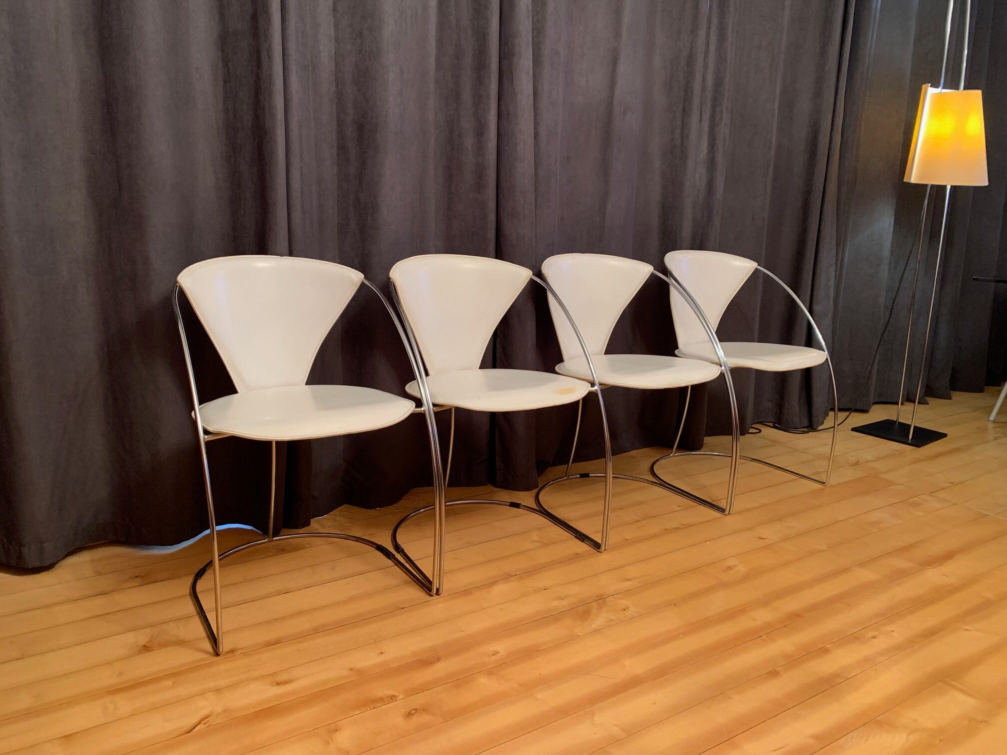 Set of four Linda chairs, Arrben, Italy, 1980s