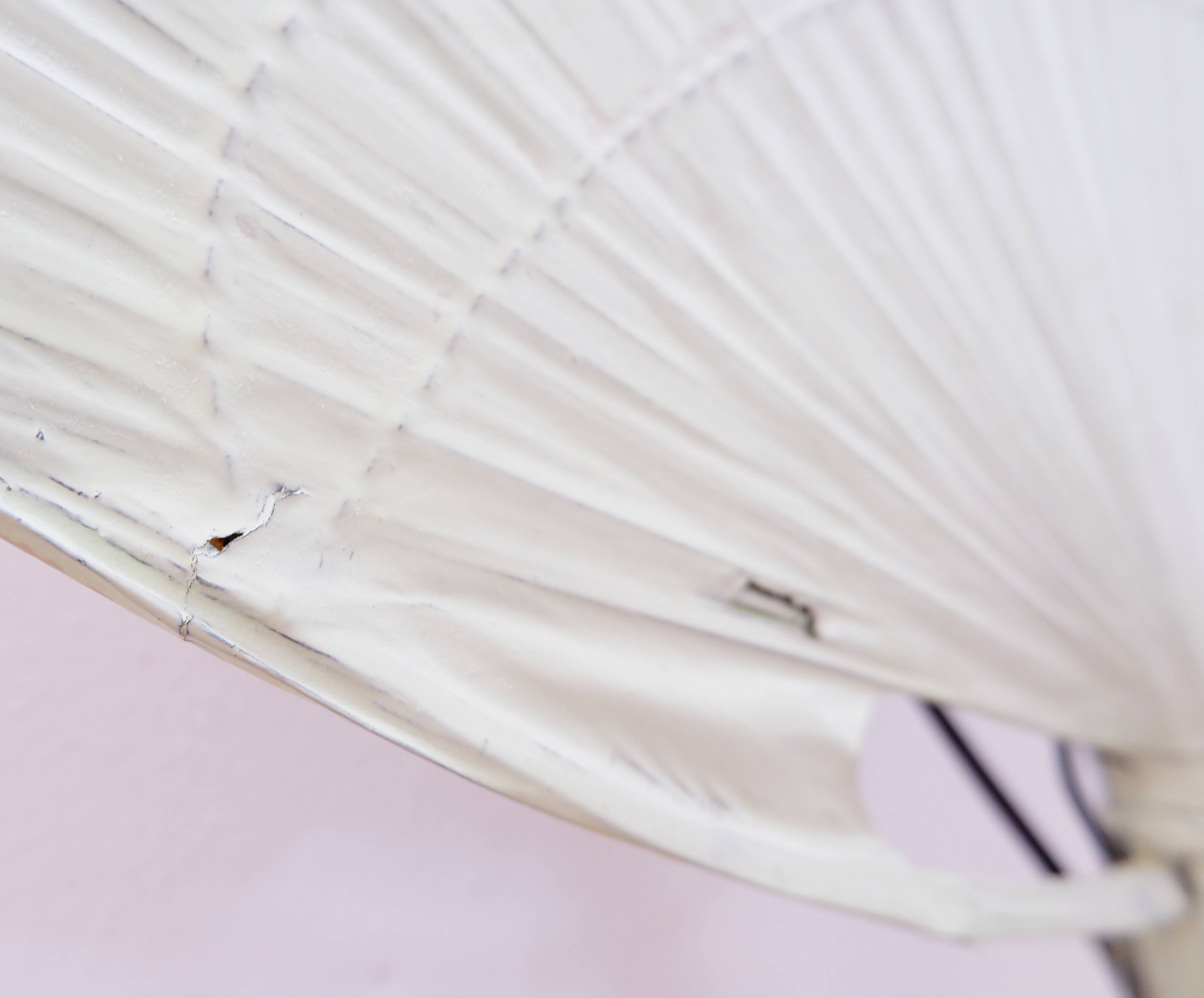 Pair of Uchiwa III wall lights by Ingo Maurer for M Design, 1970s