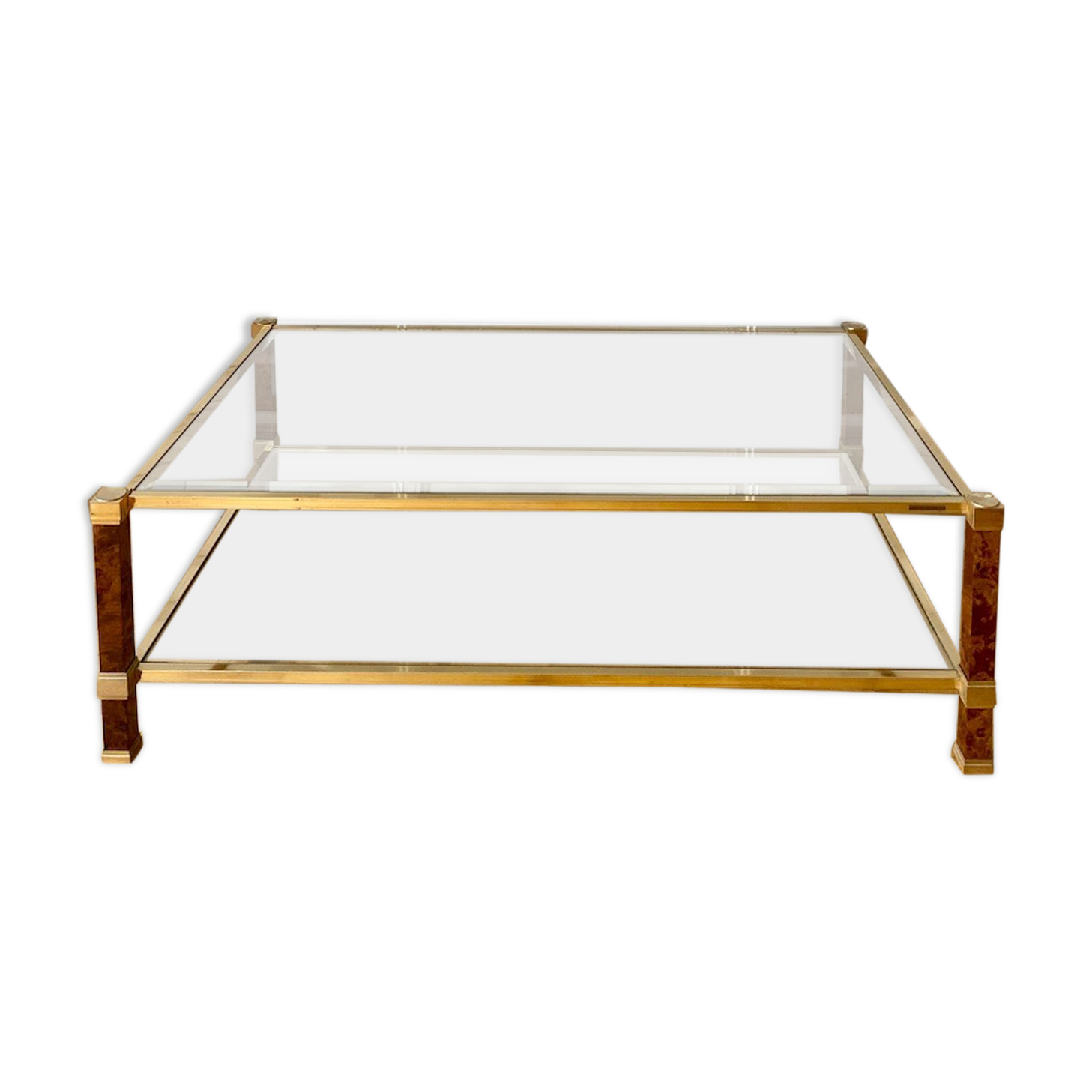Table basse en verre Pierre Vandel