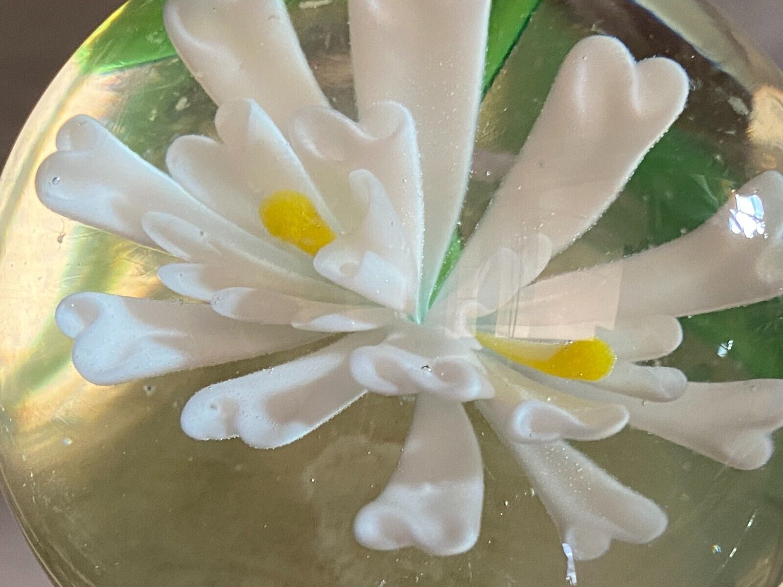 Sulfide ball paperweight