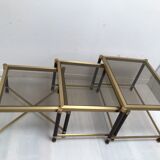 Brass nesting tables from the 60s/70s