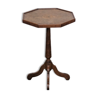 Table latérale octogonale antique