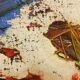 Oil Painting on Canvas Abstract Material 1970s