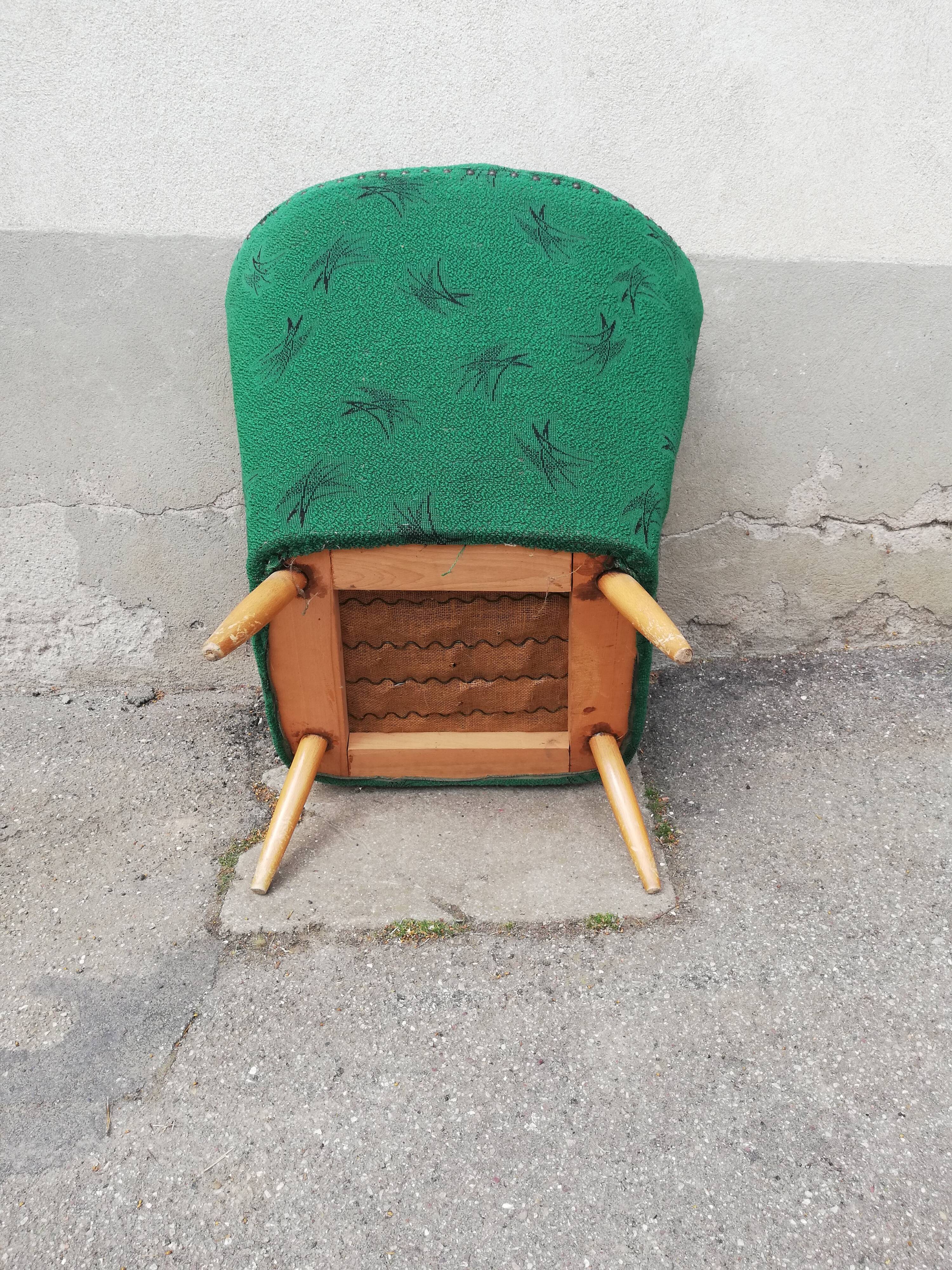 Fauteuil cocktail vert