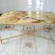 Table basse en onyx années 60/70