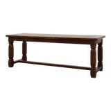 Large French Provincial rustic Oak Table, ca. 1900