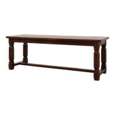 Grande table rustique en chêne de style provençal français, vers 1900