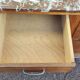 Small Buffet Commode Solid wood 4 drawer - Red marble - 1950