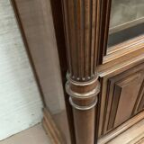 Showcase library in solid walnut Showcase Napoleon III XIX century