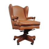 Leather office chair by Fior, 1980